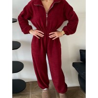 Guzeyina Women’s Long Sleeve Hoodie Jumpsuit – Sporty and Comfortable One-Piece Activewear